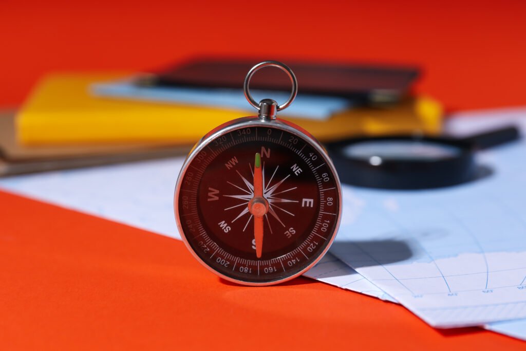 Compass image with four Scrum career path directions