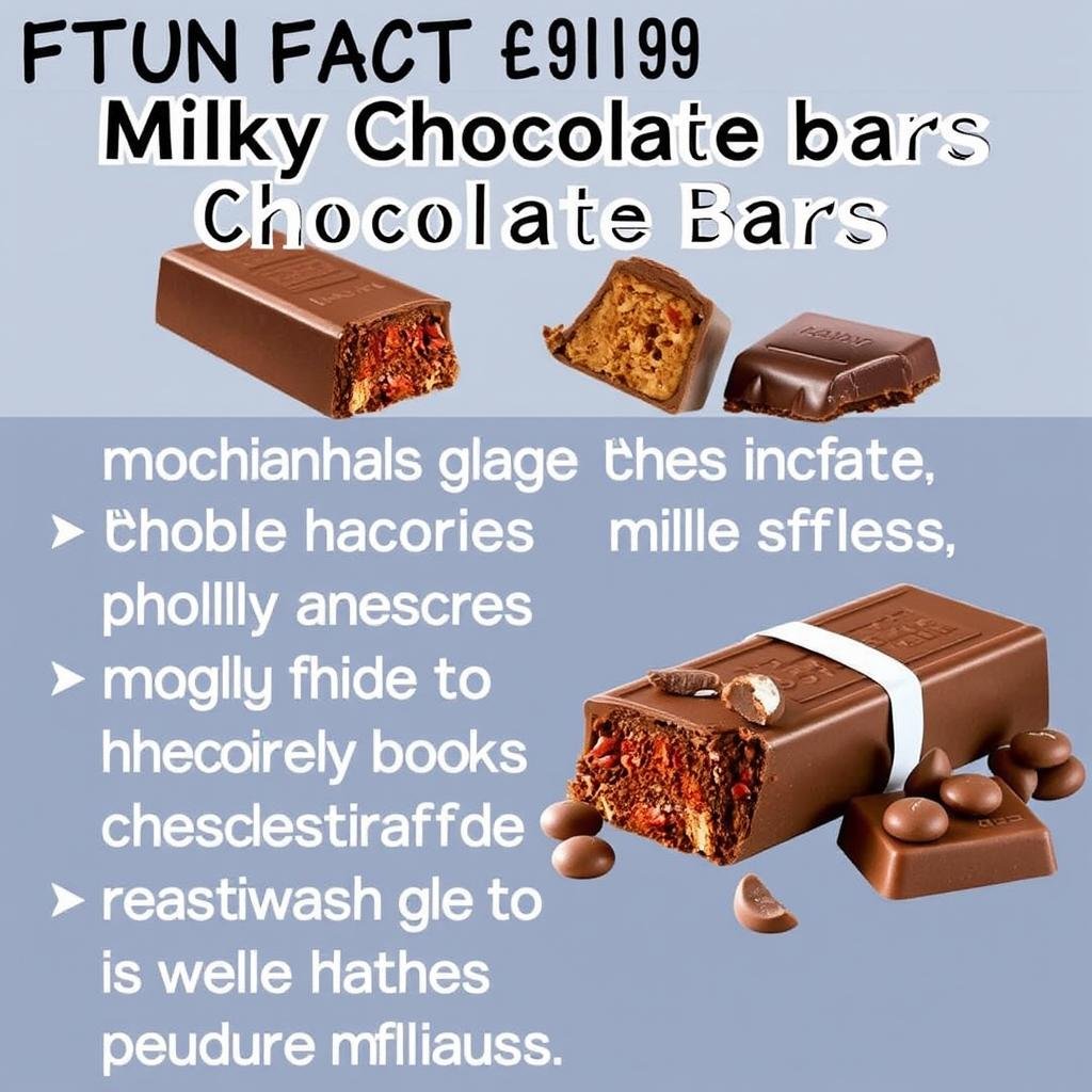 Fun facts about Milky Chocolate Bars including consumption trends and record-breaking chocolate sizes.