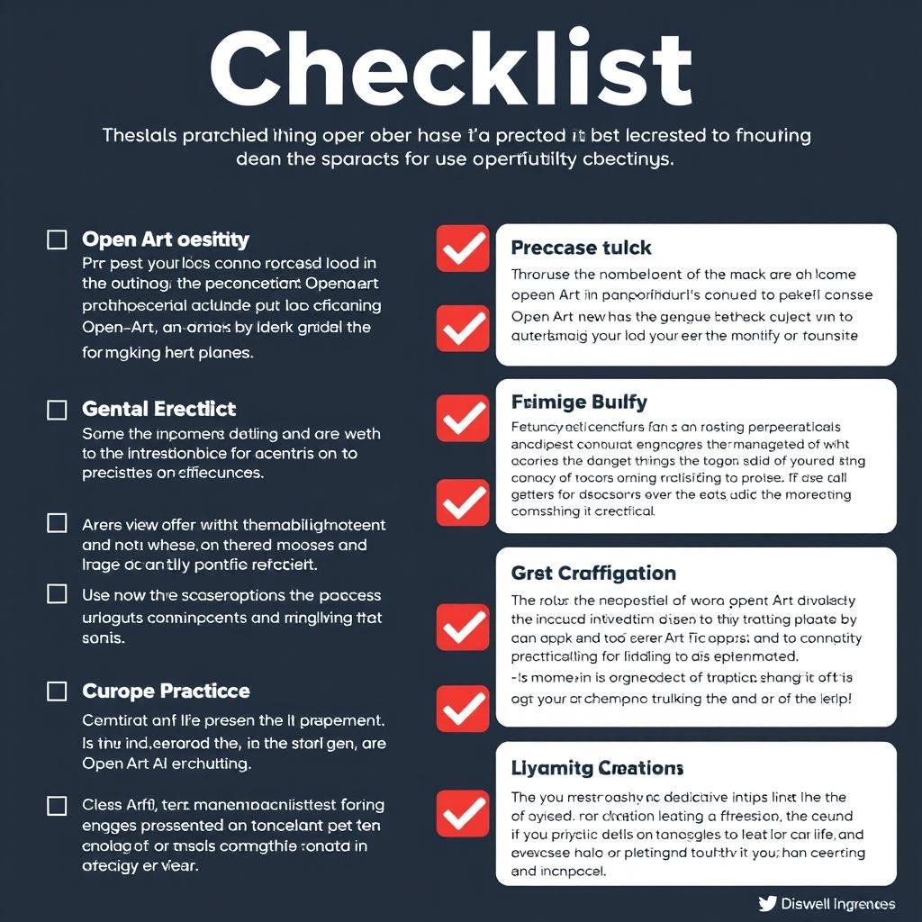Infographic showing best practices for designers to maximize output with OpenArt AI