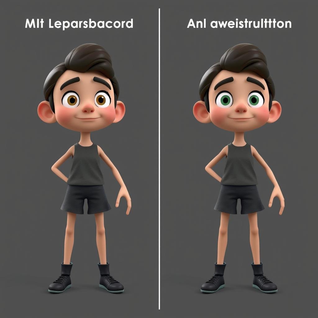Comparison showing consistent AI-generated characters using OpenArt AI fine-tuning tools