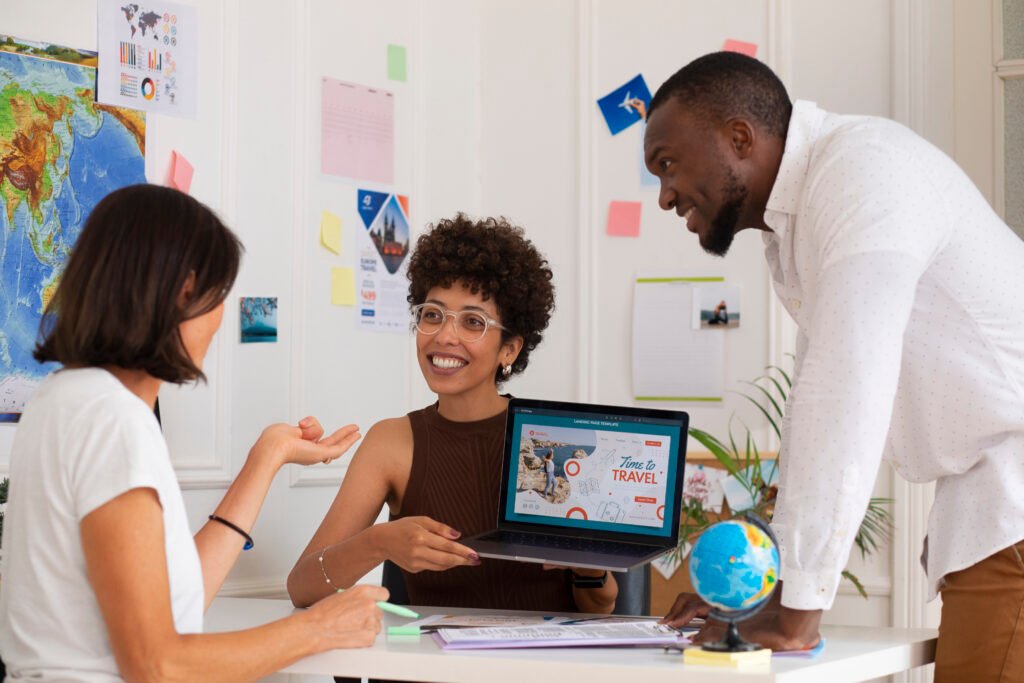 Team of startup founders collaborating with AppSumo SaaS tools to boost productivity and growth in 2025