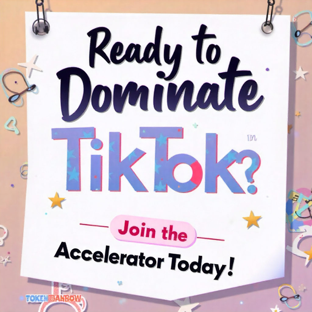 Final call-to-action banner with text Ready to Dominate TikTok? Join the Accelerator Today.