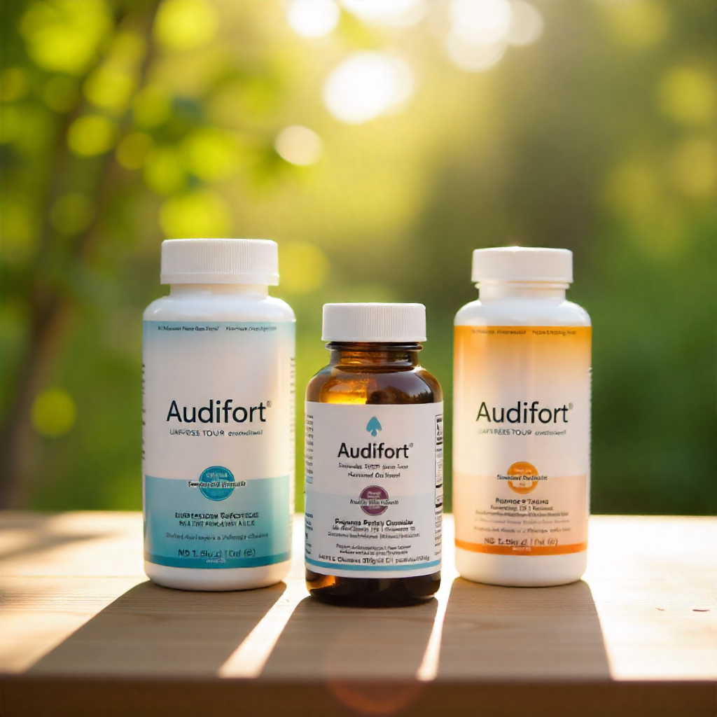 Call to action to purchase Audifort hearing support bottles