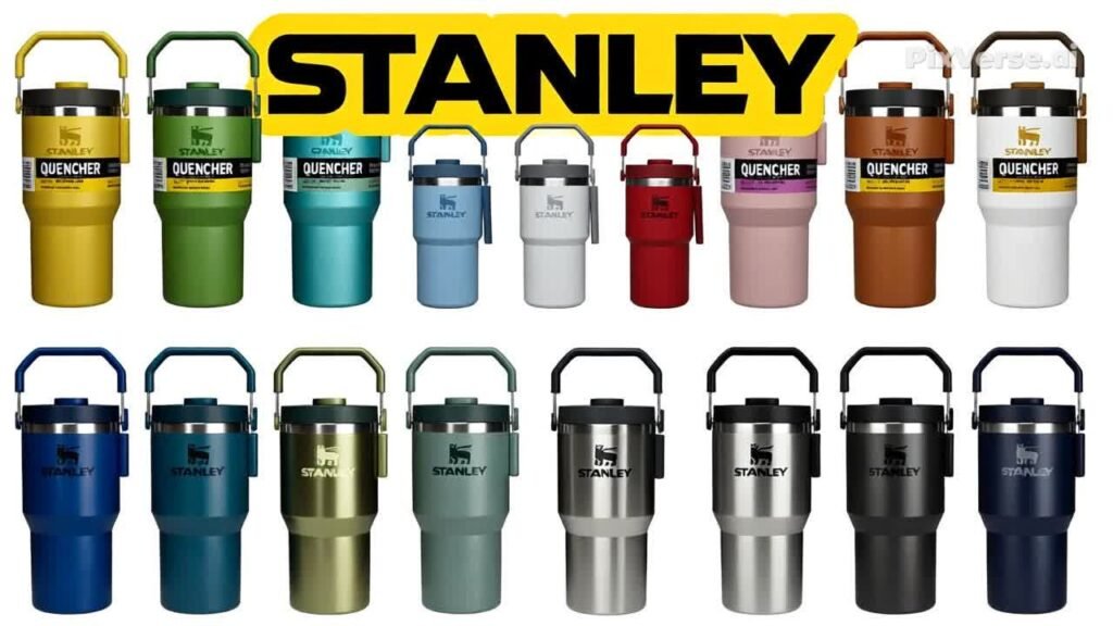 All STANLEY Quencher color options displayed showing full range of available shades and finishes