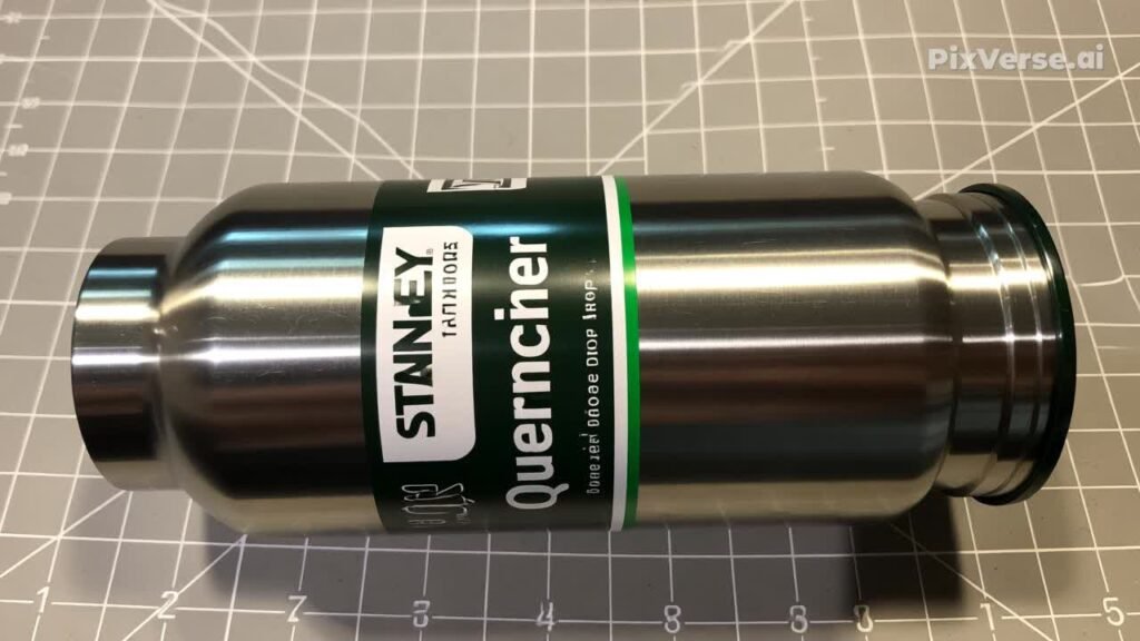 STANLEY Quencher after minor drop test showing durable stainless steel build with no visible damage