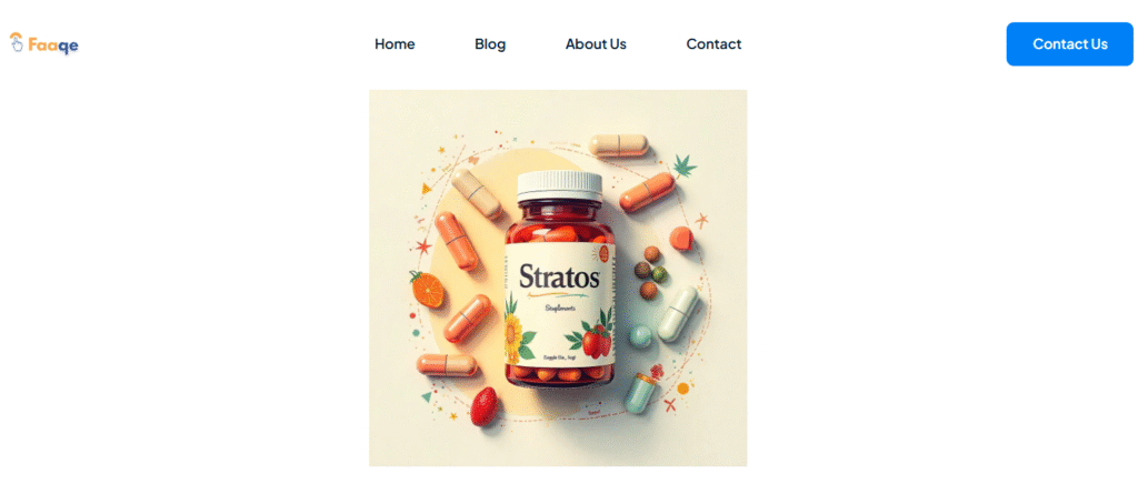 Stratos — The Ultimate 2025 Supplement for Energy, Focus, Recovery & Immune Support