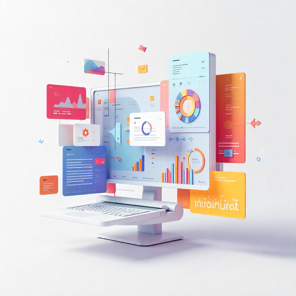 Collage featuring designers, architects, and content creators interacting with digital 3D design tools, showcasing creative workflows, rendering software, and immersive visualization in a professional setting