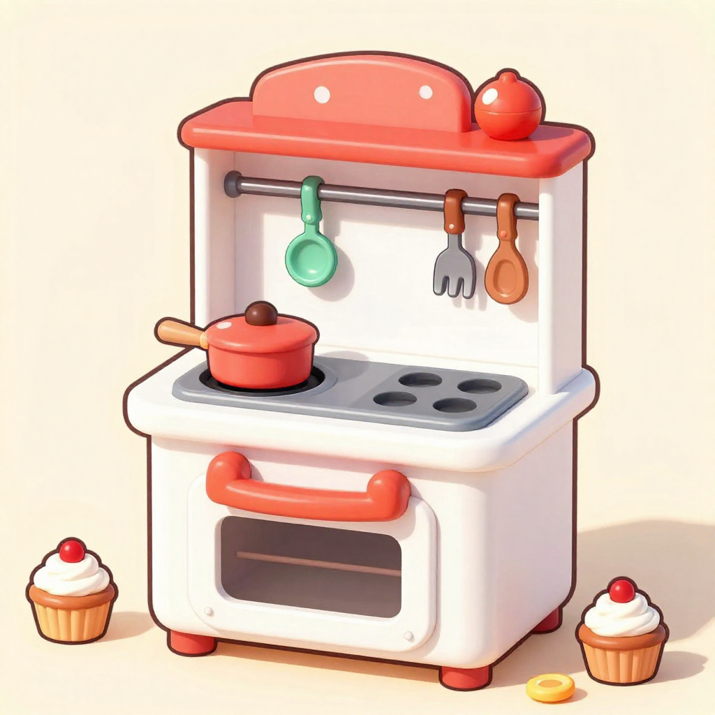 Creative Tiny Land Play Kitchen setup with utensils, pretend food, and decorations for engaging imaginative play