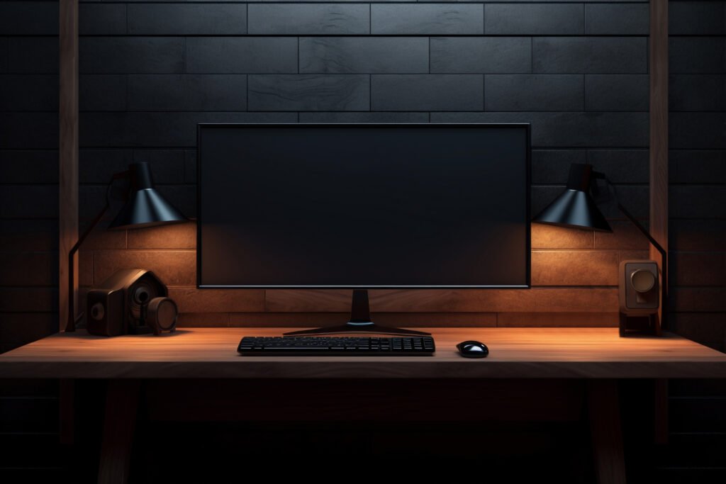 ASUS ROG Swift 32 gaming monitor on a modern RGB gaming desk setup
This image should showcase the monitor in a premium gaming environment with RGB lighting, emphasizing its size and design.
